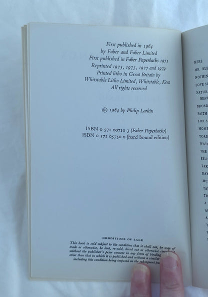 The Whitsun Weddings by Philip Larkin