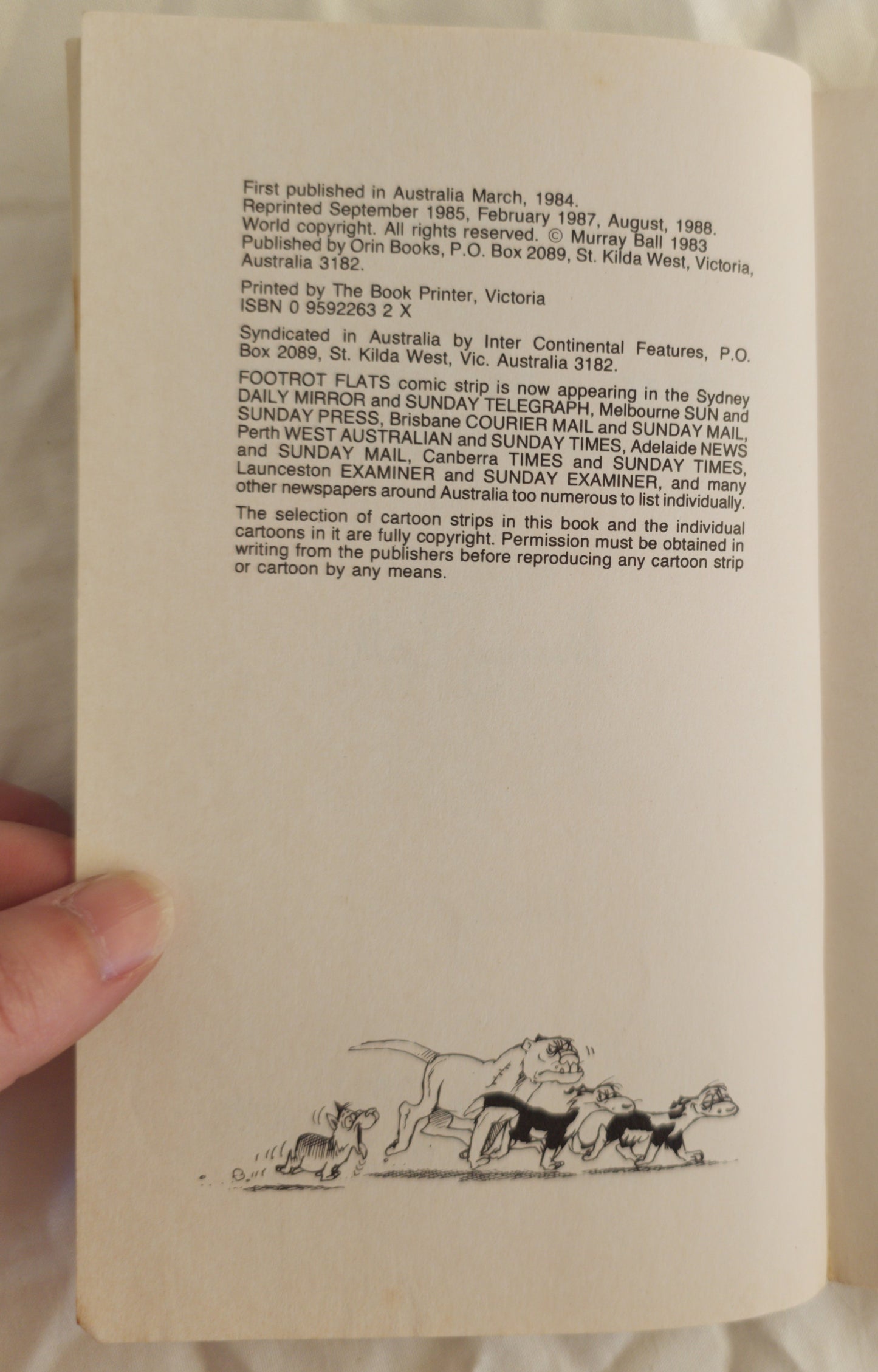 The Cry of the Grey Ghost by Murray Ball