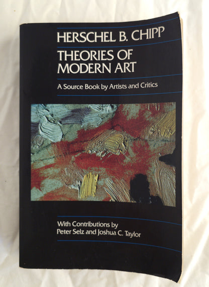 Book cover of 'Theories of Modern Art' by Herschel B. Chipp on a white background