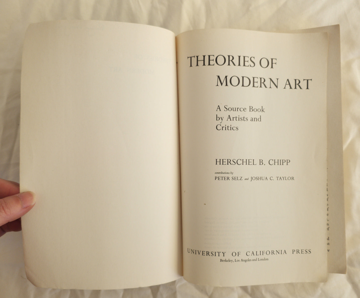Theories of Modern Art by Herschel B. Chipp
