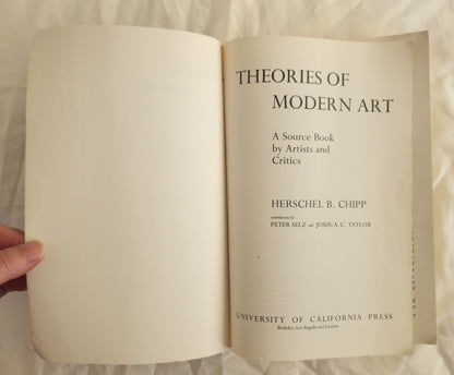 Theories of Modern Art by Herschel B. Chipp