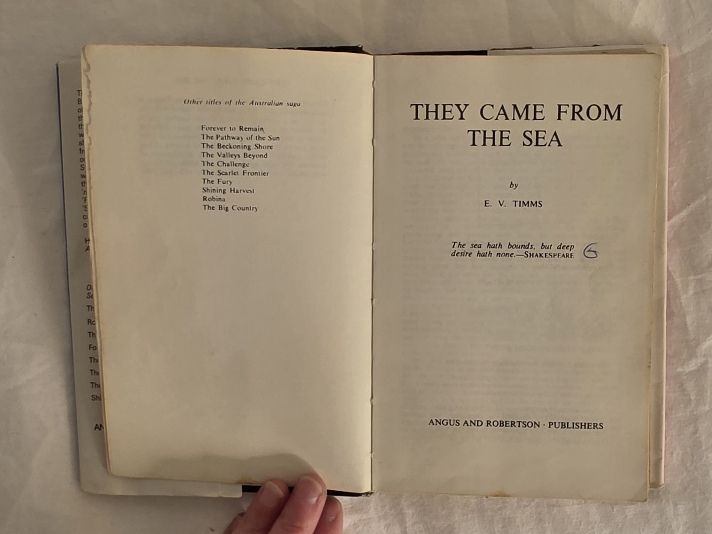 They Came from the Sea by E. V. Timms