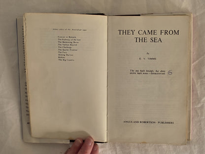 They Came from the Sea by E. V. Timms