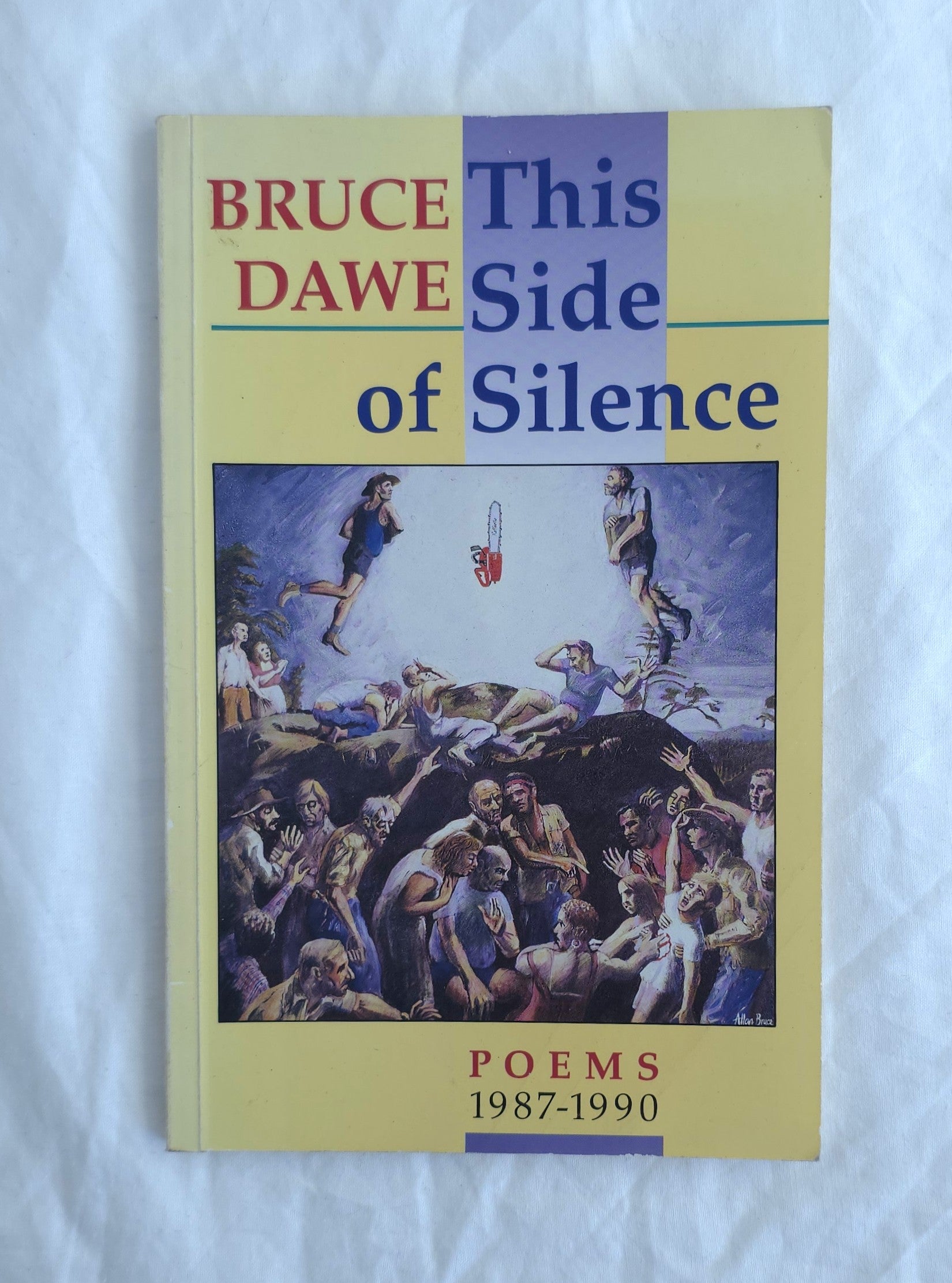 Book cover of 'This Side of Silence' by Bruce Dawe on a white background