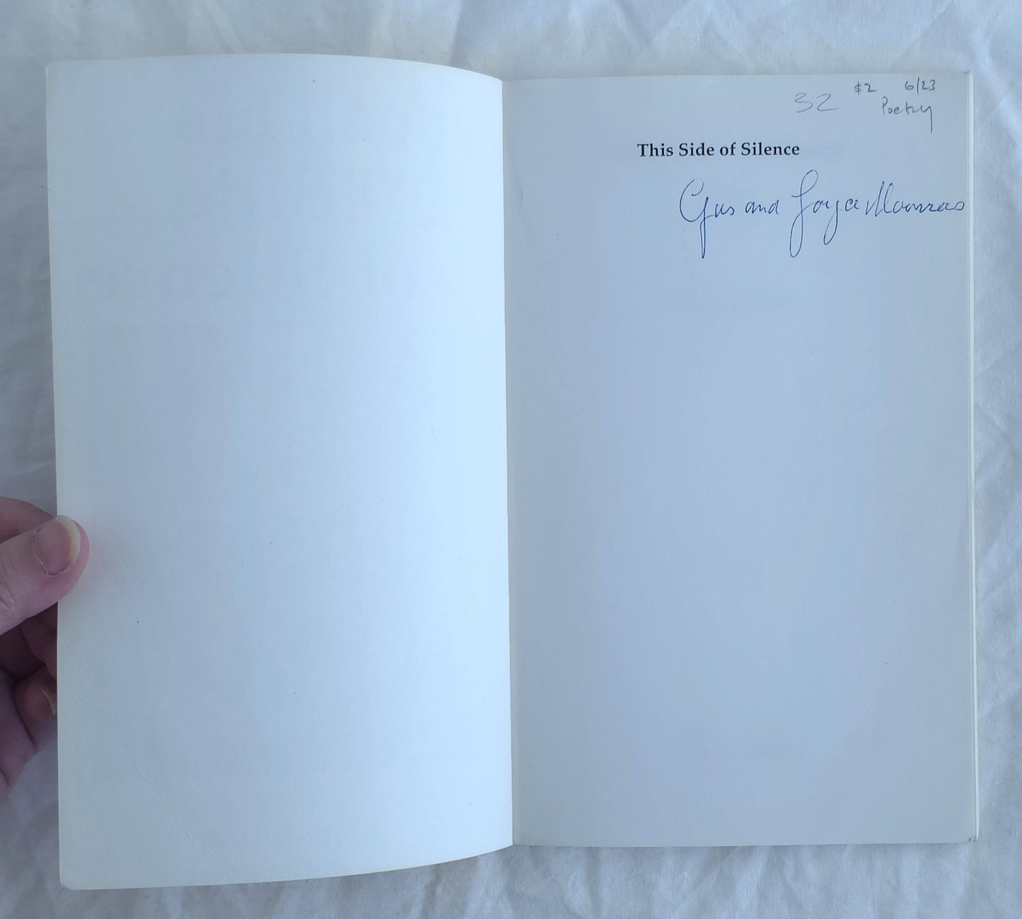 This Side of Silence Poems 1987-1990 by Bruce Dawe