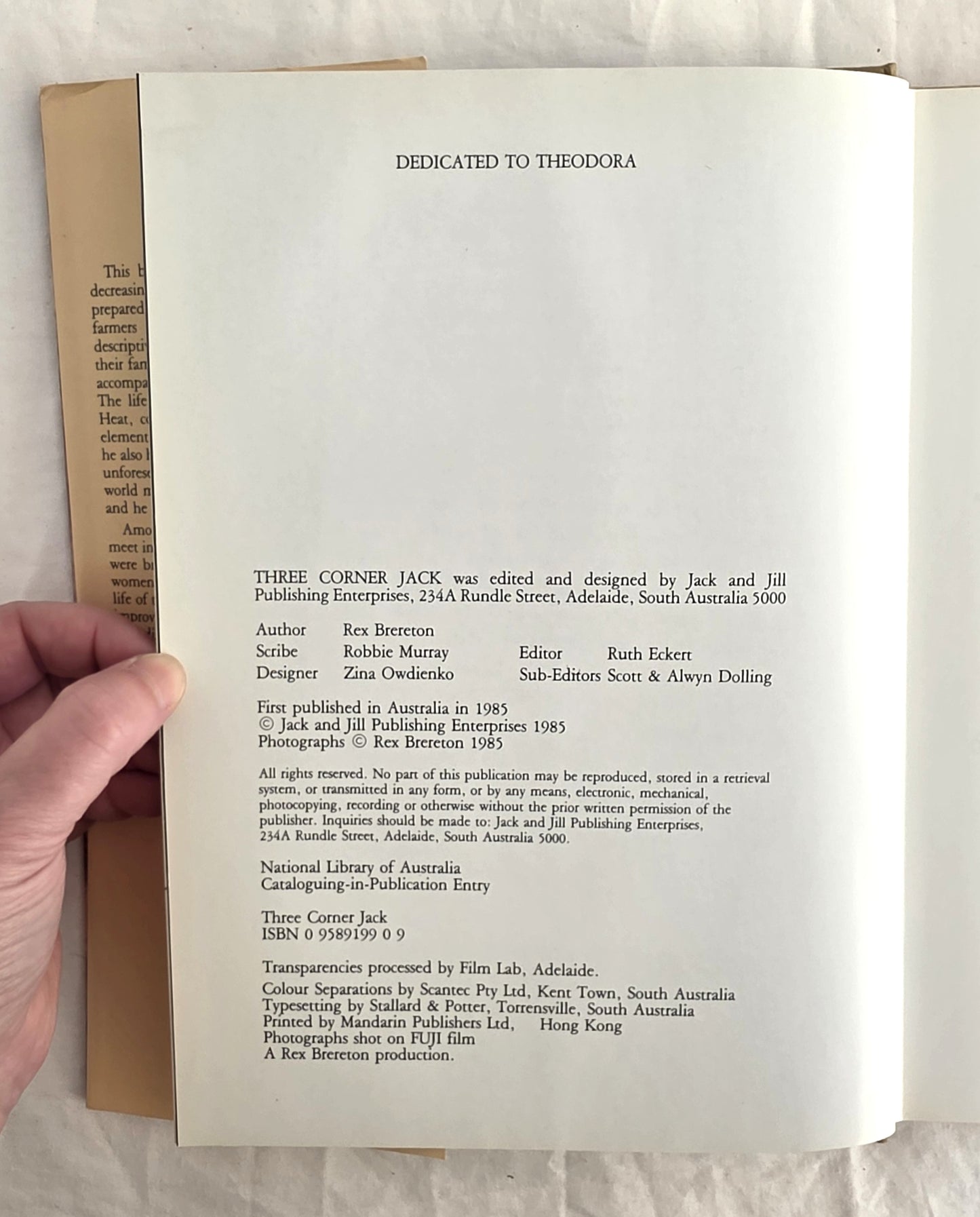 Three Corner Jack by Rex Brereton