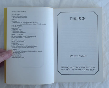 Tiburon by Kylie Tennant
