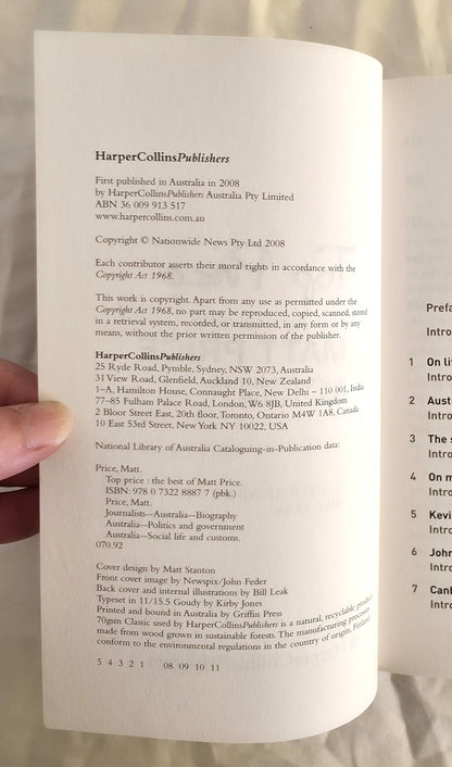 Top Price by Matt Price