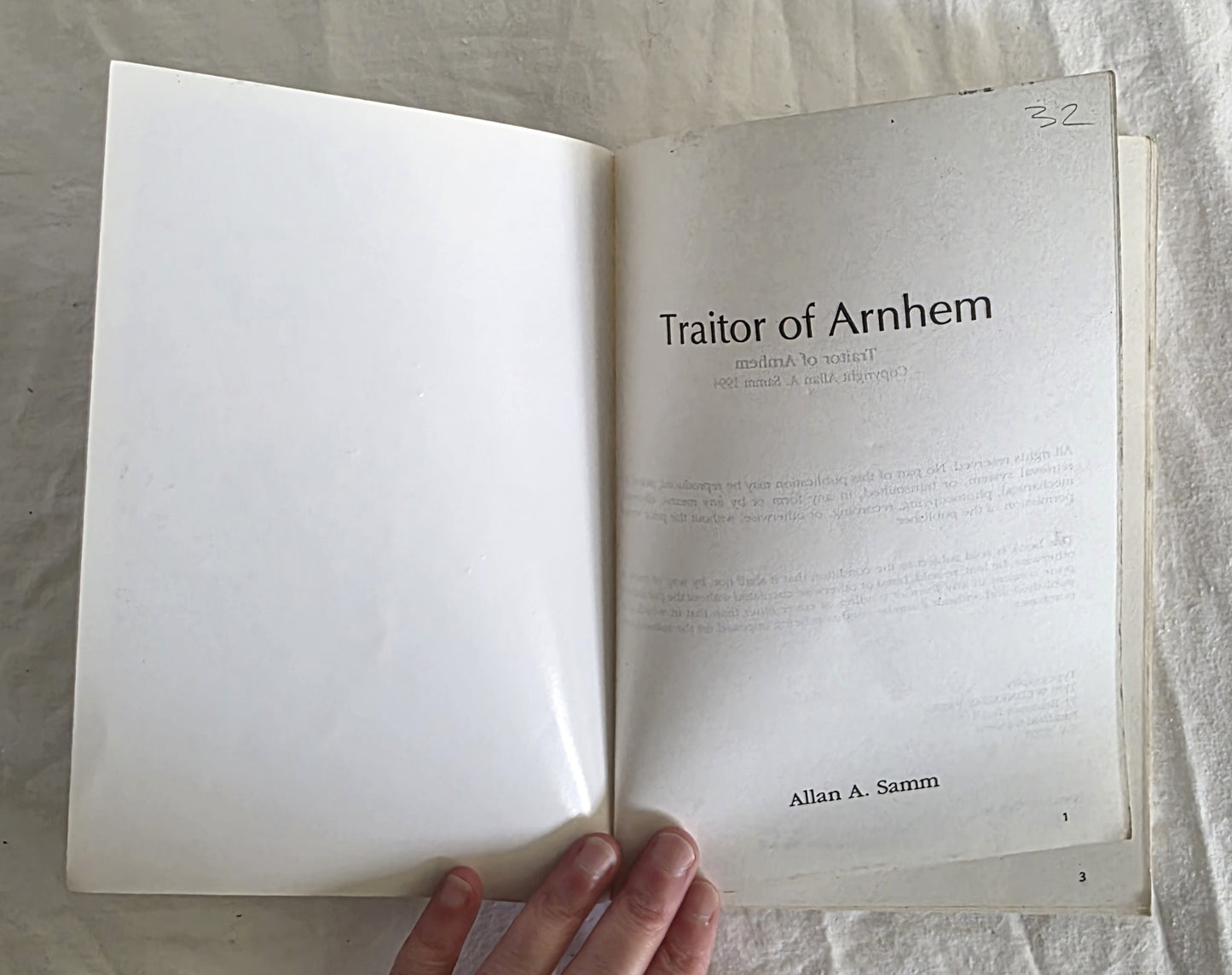 Traitor of Arnhem by Allan A. Samm