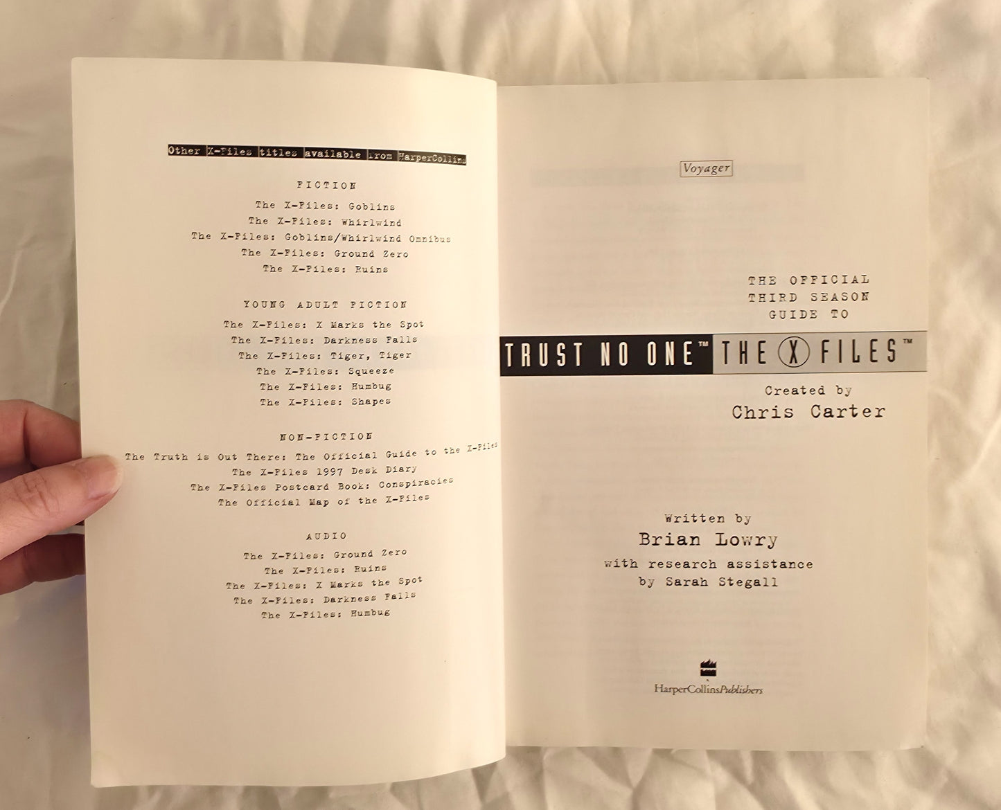 Trust No One by Brian Lowry and Sarah Stegall