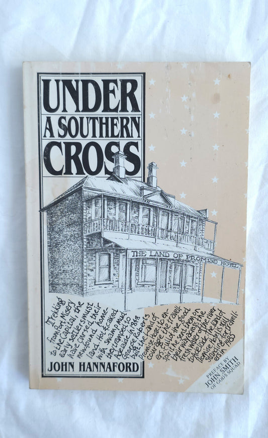 Book cover of 'Under a Southern Cross' by John Hannaford on a white background
