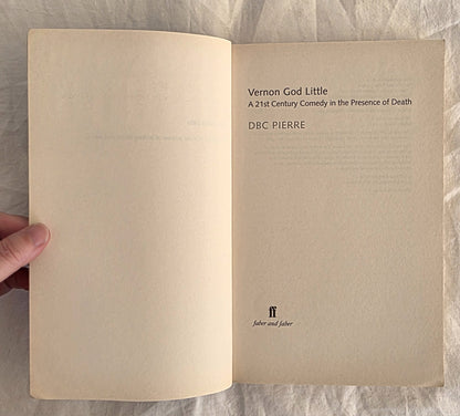 Vernon God Little by DBC Pierre