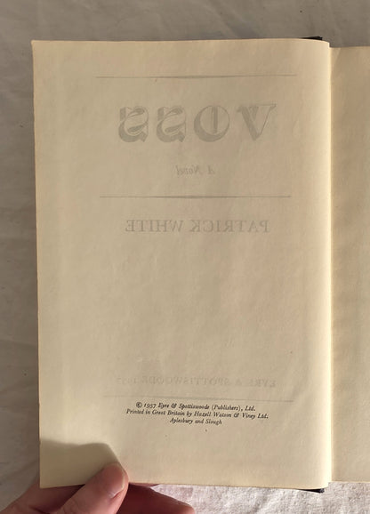 Voss by Patrick White