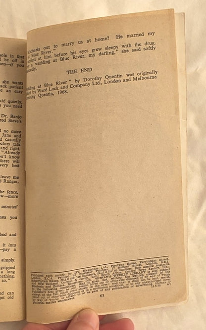 Wedding at Blue River by Dorothy Quentin