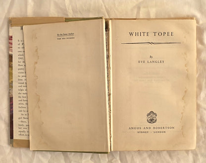 White Topee by Eve Langley