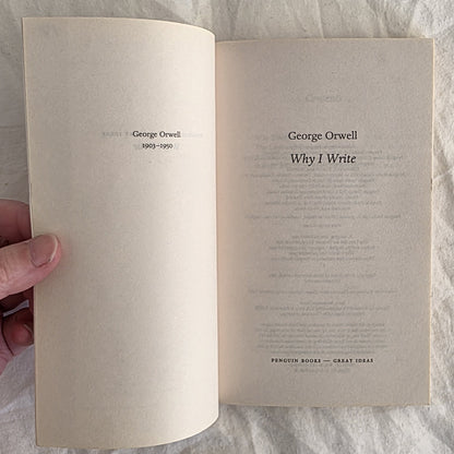 Why I Write by George Orwell