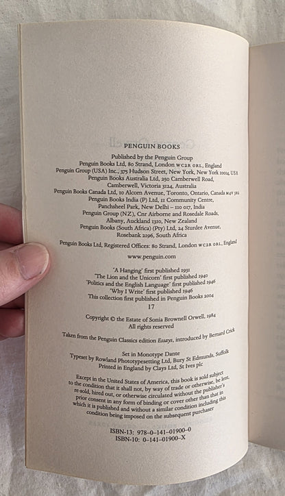 Why I Write by George Orwell