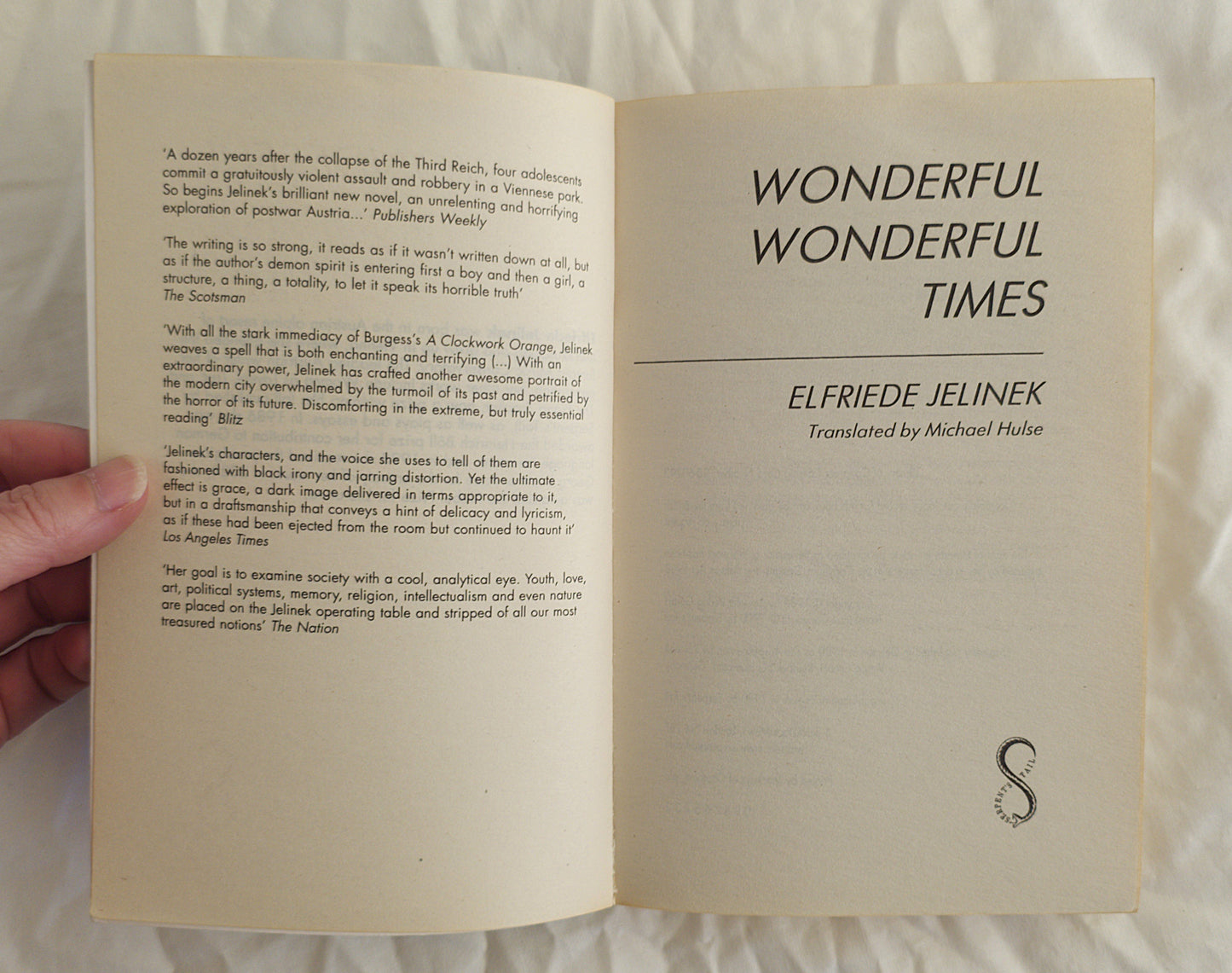 Wonderful Wonderful Times by Elfriede Jelinek
