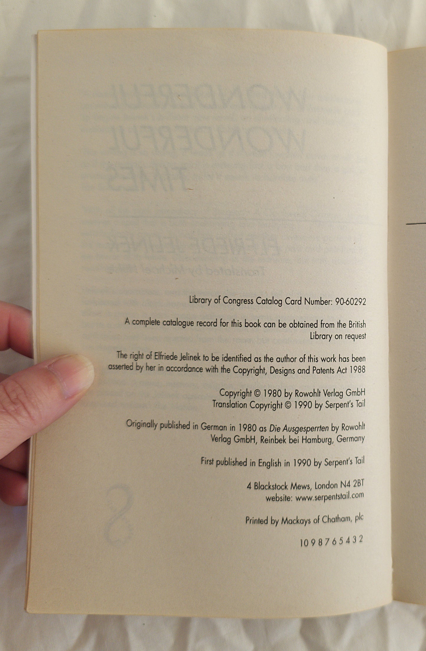 Wonderful Wonderful Times by Elfriede Jelinek
