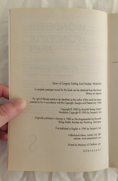 Wonderful Wonderful Times by Elfriede Jelinek