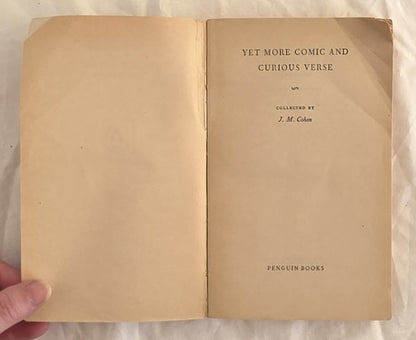 Yet More Comic and Curious Verse by J. M. Cohen