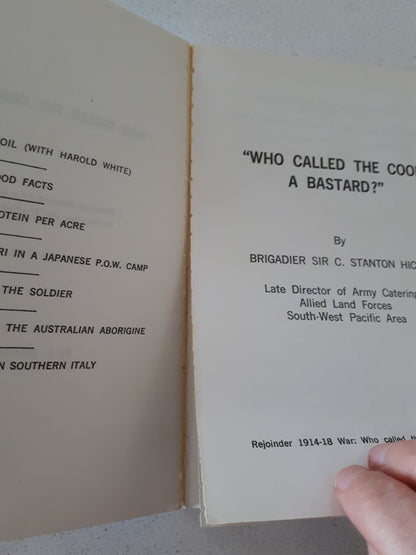 'Who Called The Cook A Bastard?' by C. Stanton Hicks