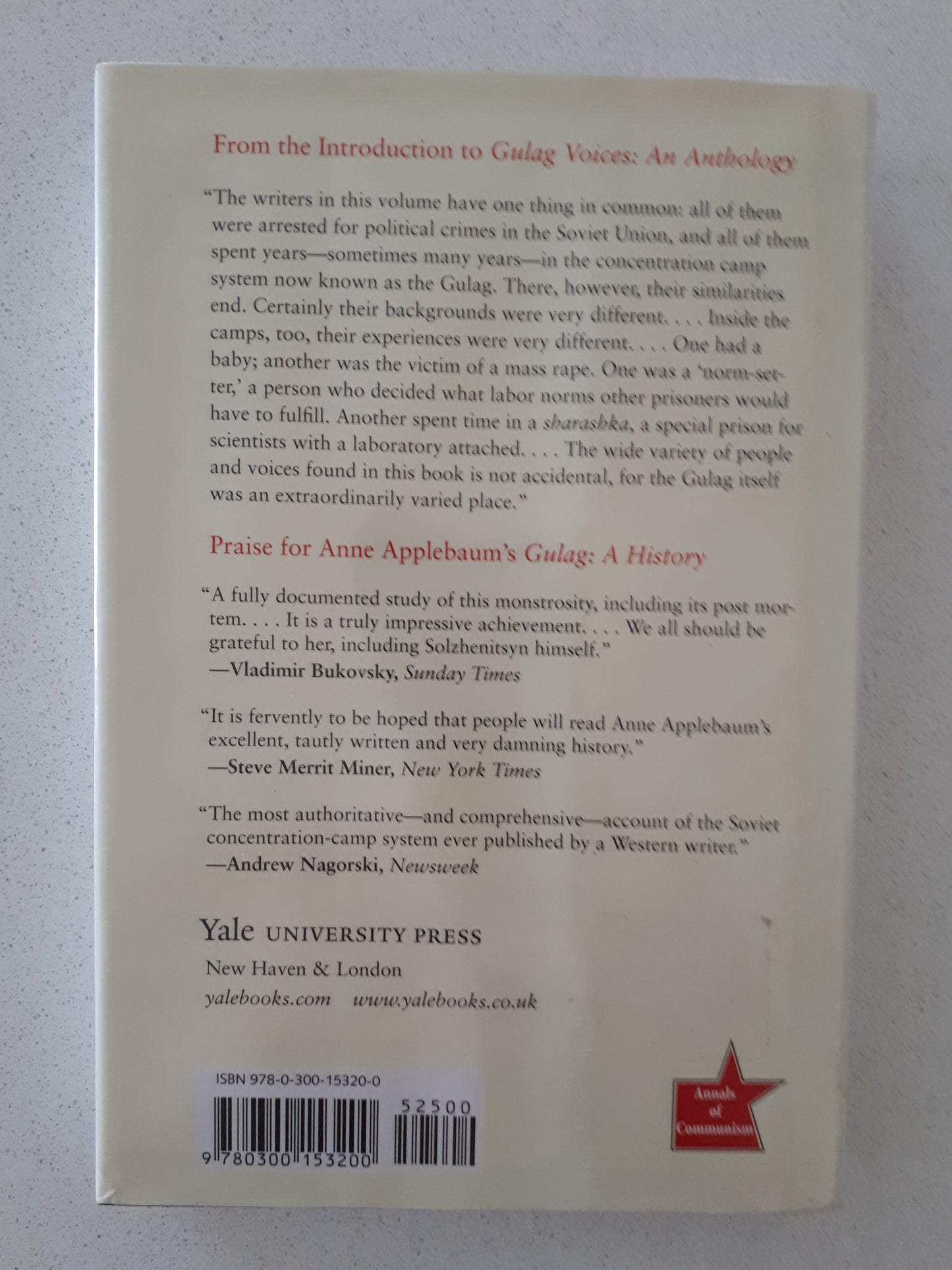 Gulag Voices An Anthology edited by Anne Applebaum