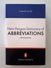 Load image into Gallery viewer, New Penguin Dictionary of Abbreviations by Rosalind Fergusson