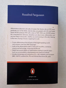 New Penguin Dictionary of Abbreviations by Rosalind Fergusson