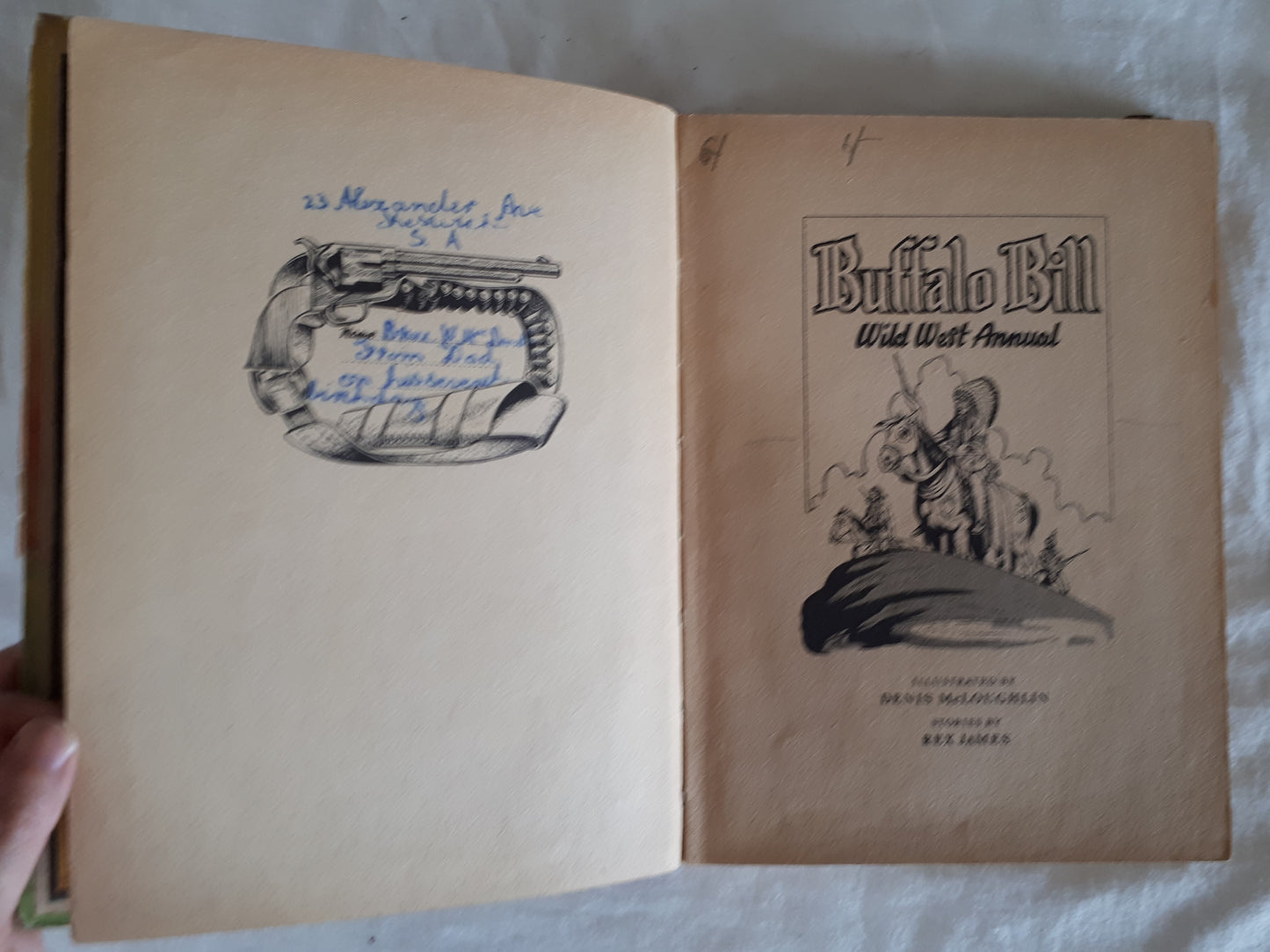 Buffalo Bill Wild West Annual #7 by Rex James and Denis McLoughlin