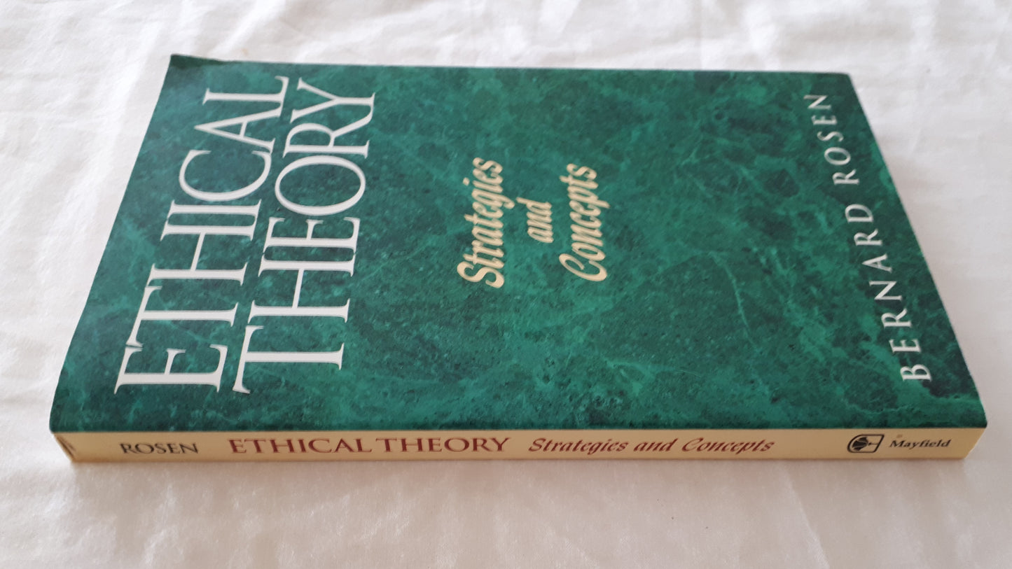 Ethical Theory by Bernard Rosen