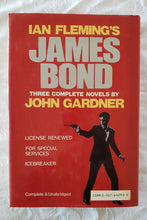 Load image into Gallery viewer, Ian Flemming&#39;s James Bond: Three Complete Novels by John Gardner