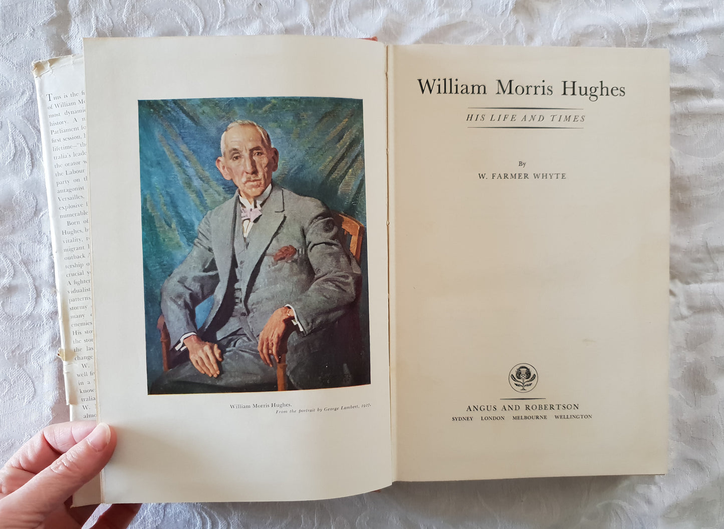 William Morris Hughes by W. Farmer Whyte