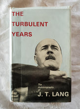 Load image into Gallery viewer, The Turbulent Years by J. T. Lang