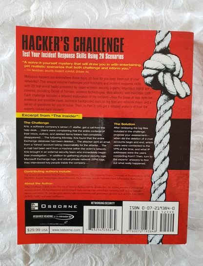 Hacker's Challenge by Mike Schiffman