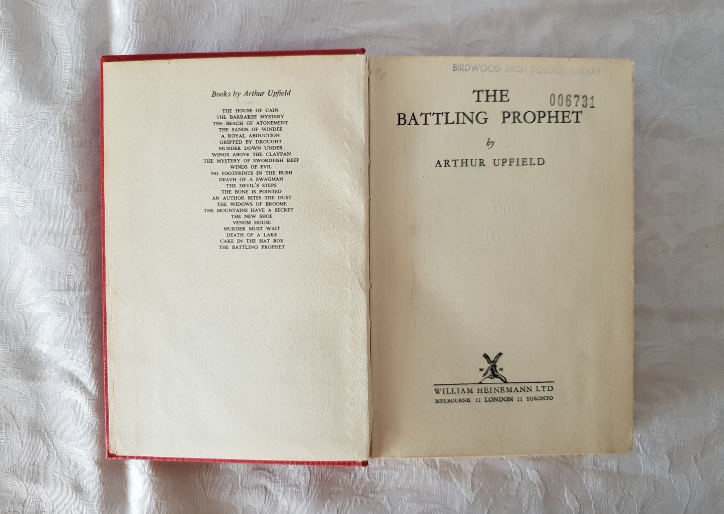 The Battling Prophet by Arthur Upfield