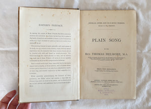 Plain Song by Rev. Thomas Helmore