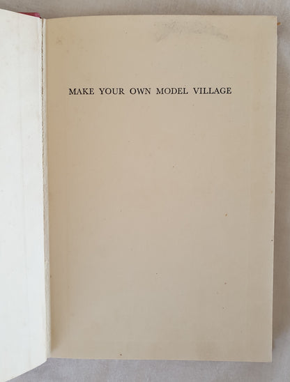 Make Your Own Model Village by Victor Sutton