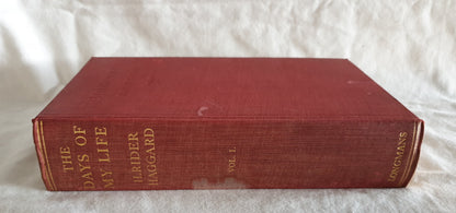 The Days of My Life by Sir H. Rider Haggard