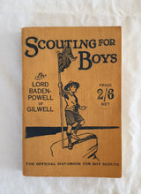Load image into Gallery viewer, Scouting For Boys by Lord Baden-Powell of Gilwell
