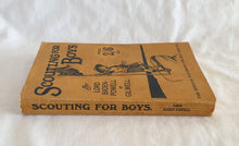 Load image into Gallery viewer, Scouting For Boys by Lord Baden-Powell of Gilwell