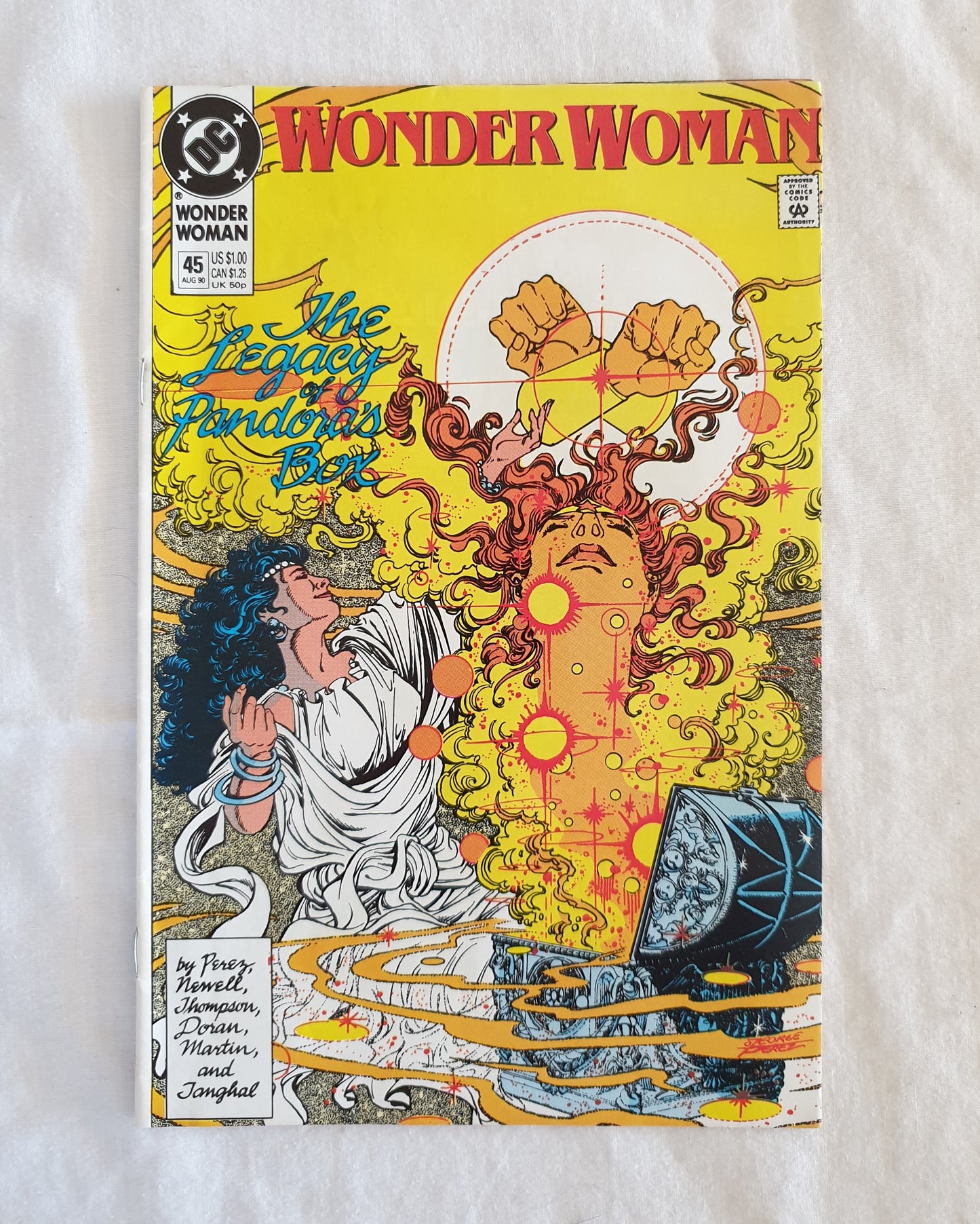 Wonder Woman #45 by George Perez and Mindy Newell - DC Comics