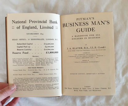 Pitman's Business Man's Guide by J. A. Slater