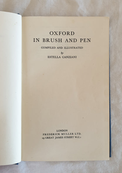 Oxford In Brush and Pen by Estella Canziani