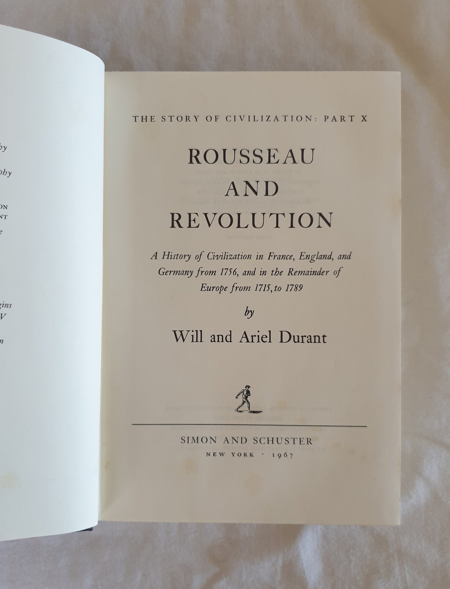 Rousseau and Revolution by Will and Ariel Durant