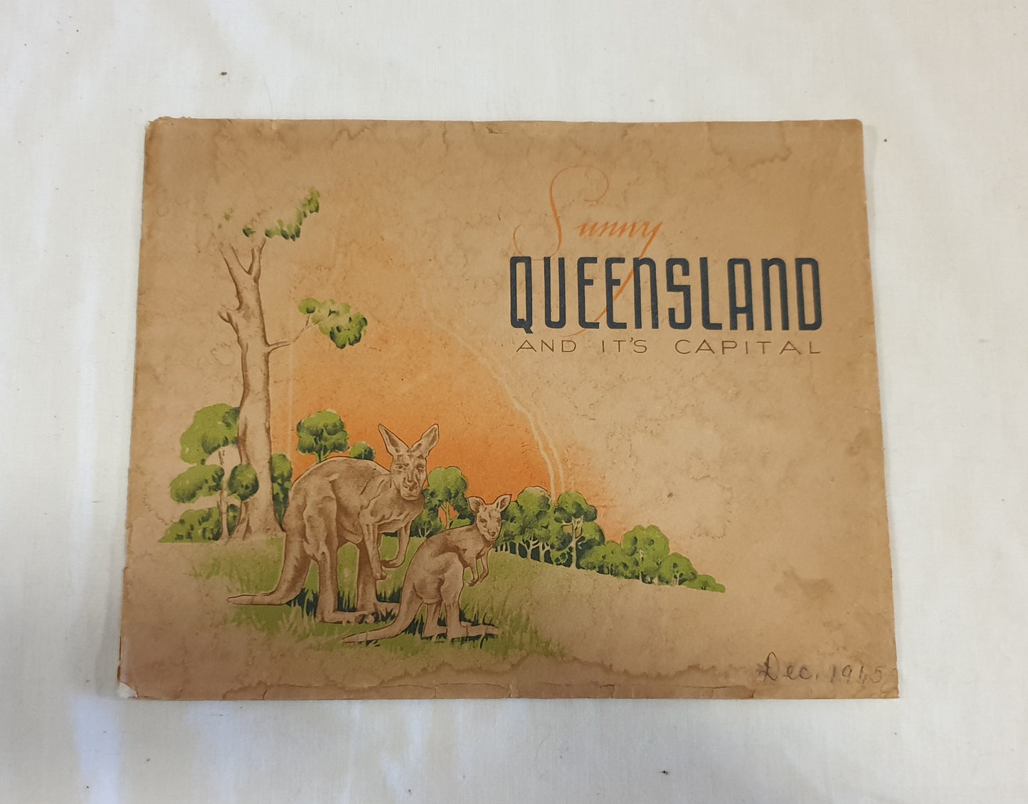 Sunny Queensland and It's Capital - printed by Jackson & O'Sullivan