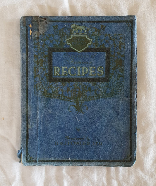 Lion Brand Collection of Famous Recipes by D. & J. Fowler