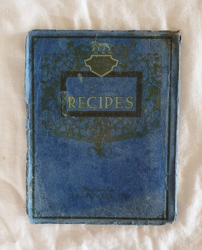 Lion Brand Collection of Famous Recipes by D. & J. Fowler