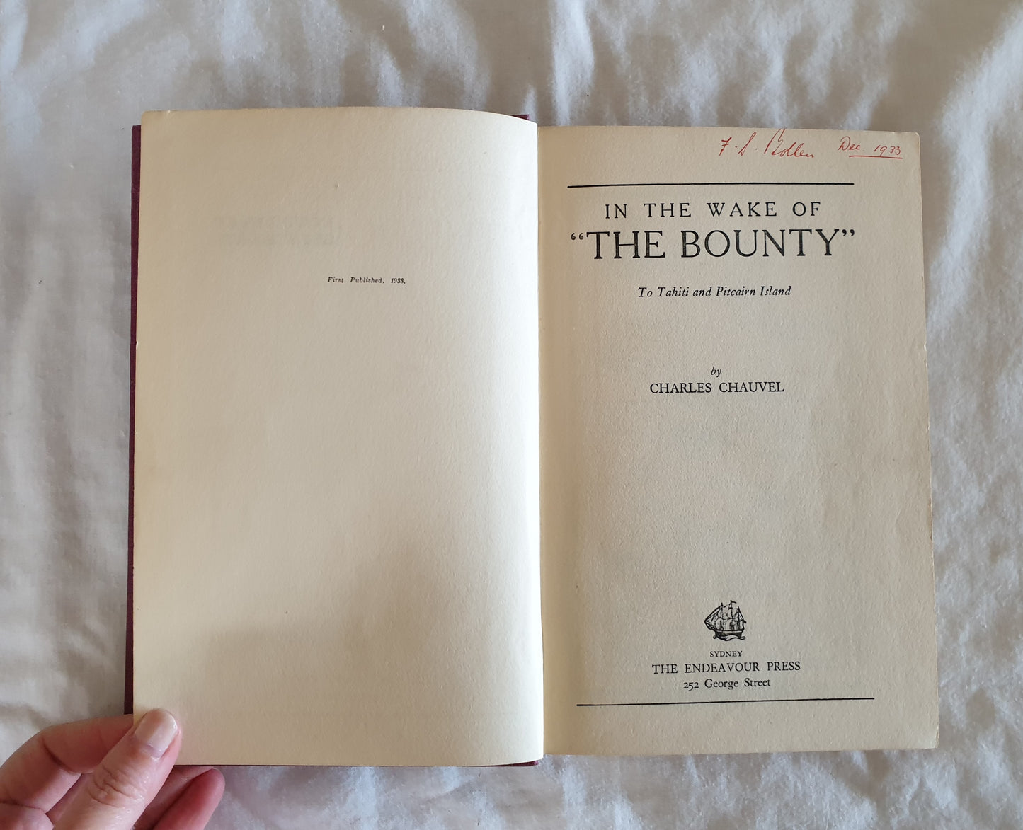 In The Wake of "The Bounty" by Charles Chauvel
