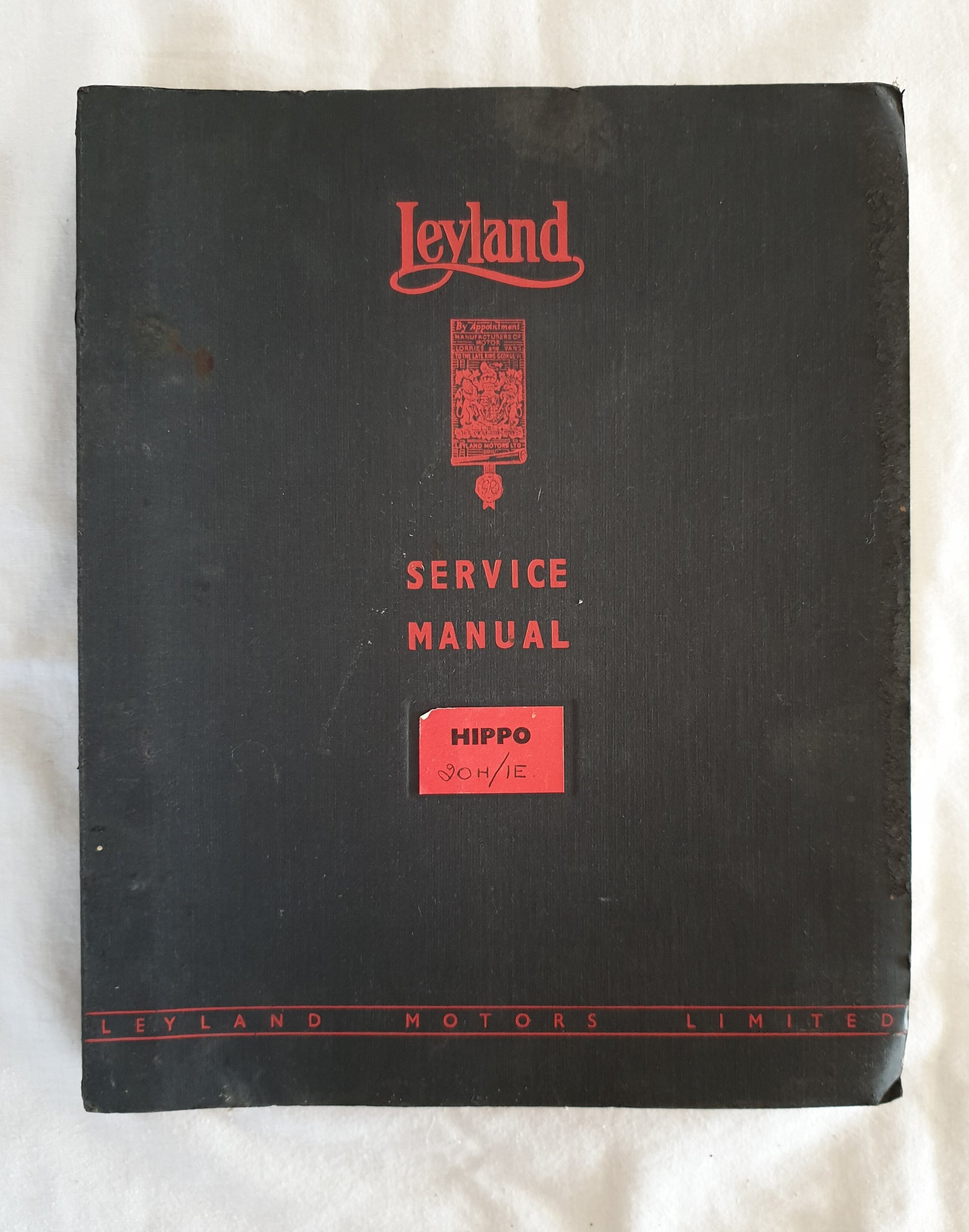 Service Manual for Leyland Goods Vehicles - Hippo 20H/IE